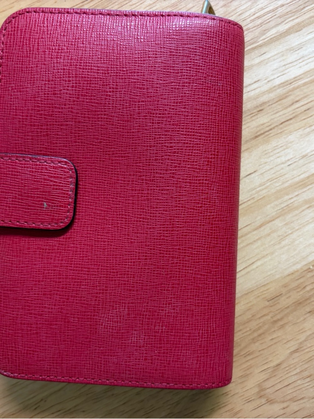 Furla Pink-Red Wallet with Logo Accent - Picture 3 of 7